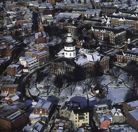 state circle, annapolis