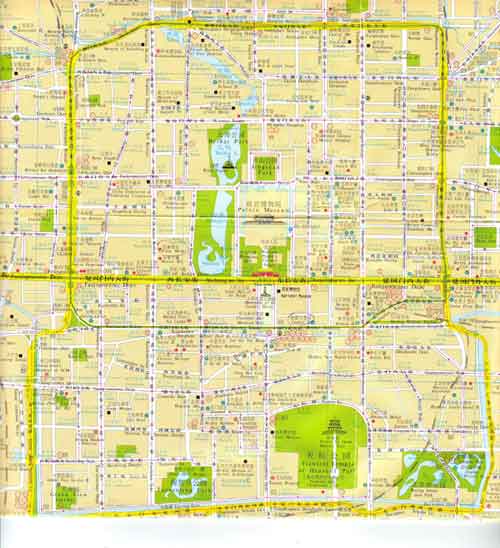 central beijing map